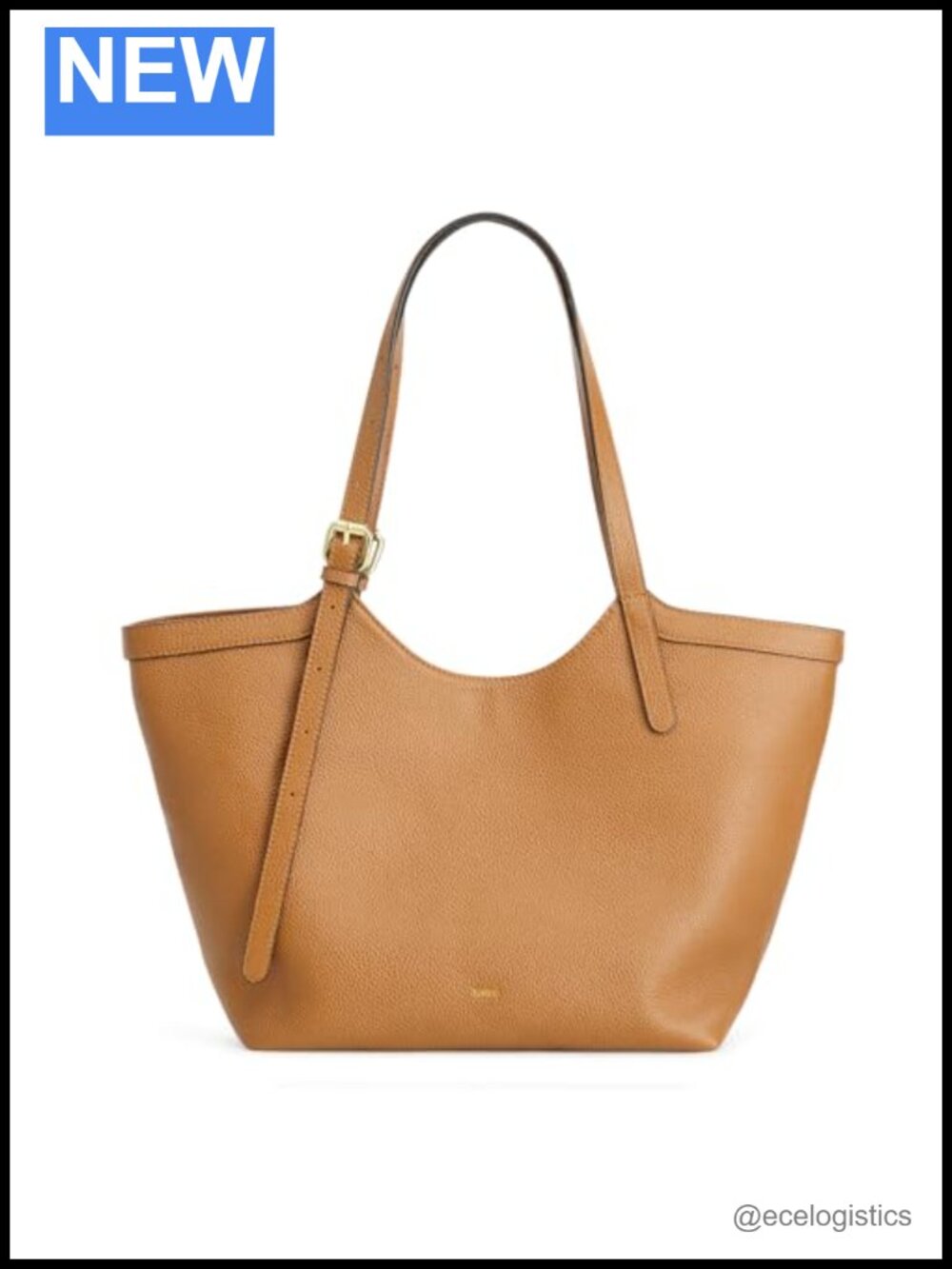 Genuine Leather Hobo Tote Handbag with Adjustable Strap, 5 Pockets, Zipper